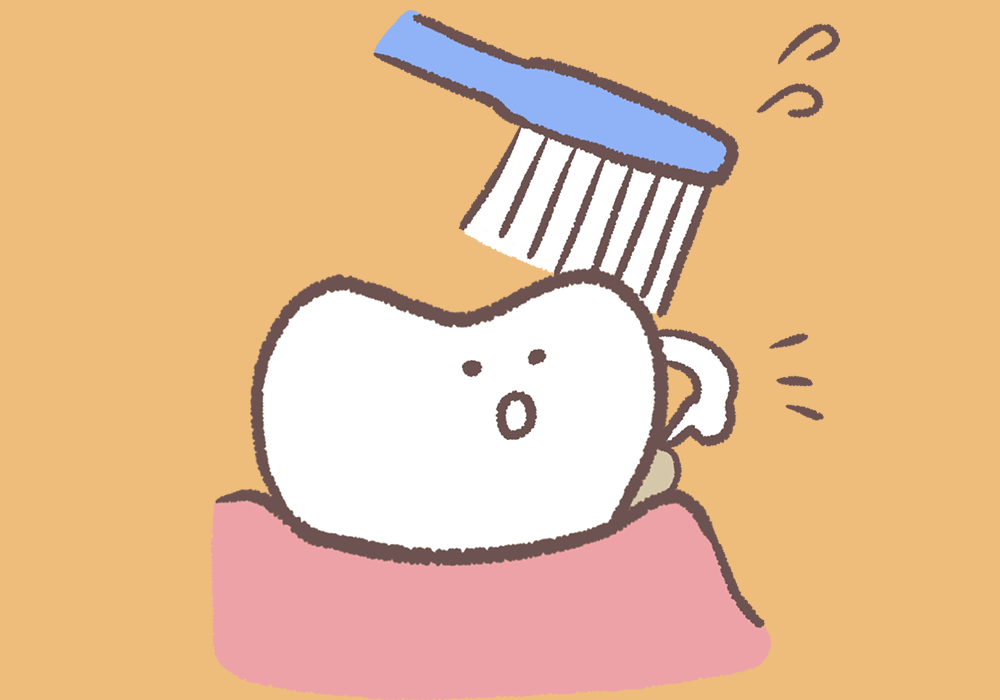 汚れがたまった歯